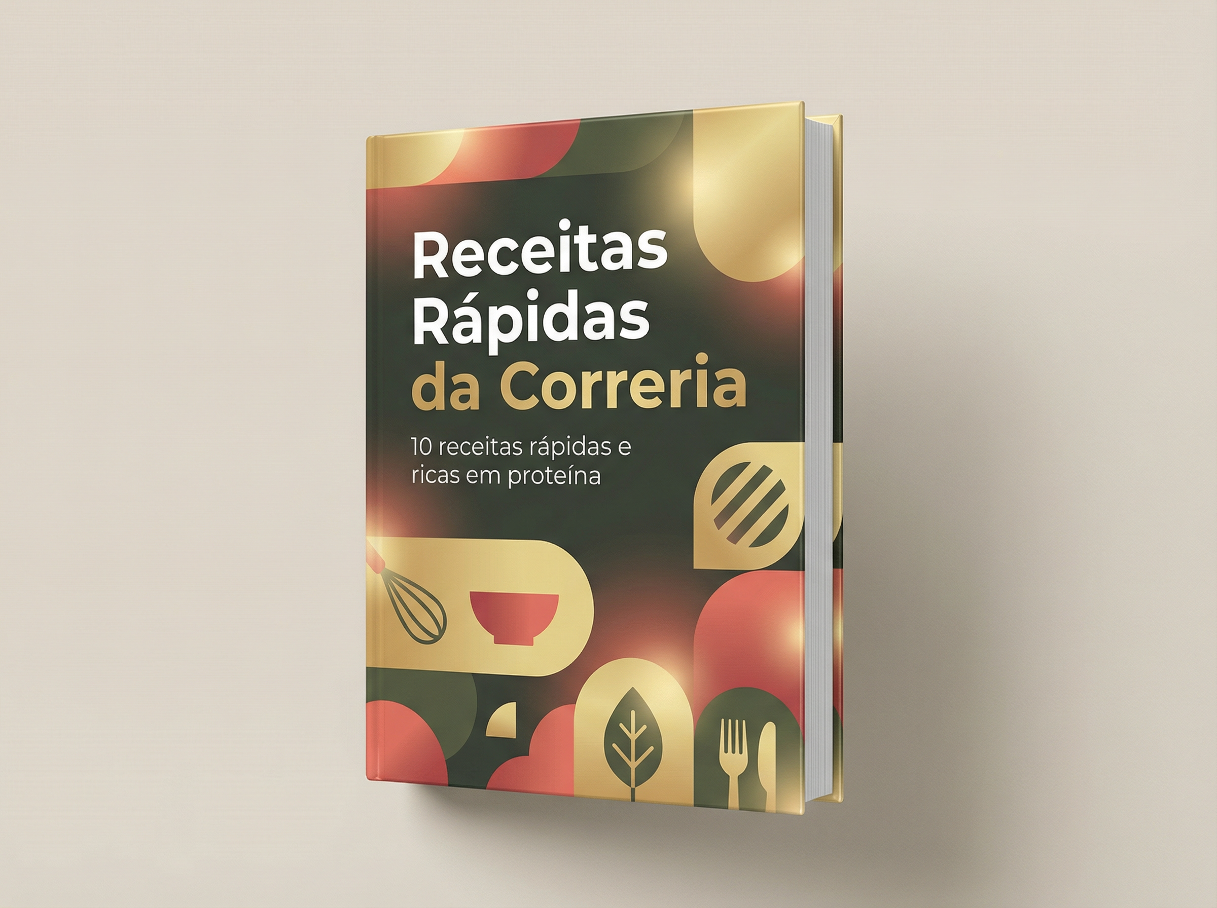 Capa do e-book Receitas Rápidas da Correria